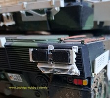 Leopard 2A6 1:16 rc panzer Heng Long/Tamiya Heck Reserve Kettengliedhalter