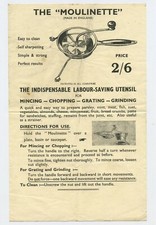 The Moulinette Mincing