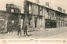 Creil La Guerre 1914 Maison bombard? par les 