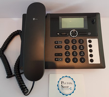 Telekom Büro Komfort Tisch Telefon Sinus PA 207 Plus 1 Anrufbeantworter schwarz