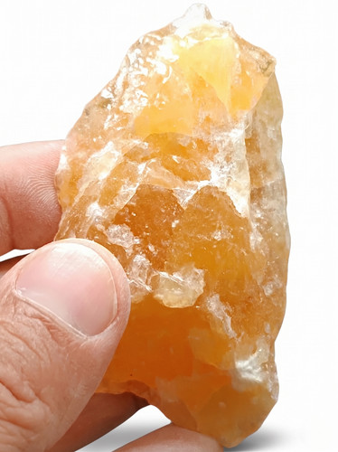 Orangencalcit rohstein - aa,