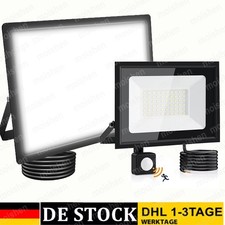 LED Fluter Außen Strahler Scheinwerfer DE 10W 20W 30W 50W 100W 200W 300W 500Watt