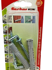 Fischer Universaldübel UX 10 x 60 R + Winkelhaken VPE 2 Stück