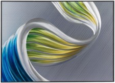 Aluminium Wandbild MODERN ART