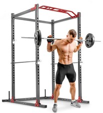 Hop-Sport Power Cage mit Klimmzugstange Squat Rack Kraftstation HS-1009K