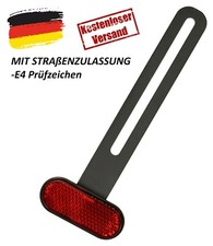 Universal Rückstrahler Reflektor T-Halter Motorrad Roller Quad ATV Kennzeichen