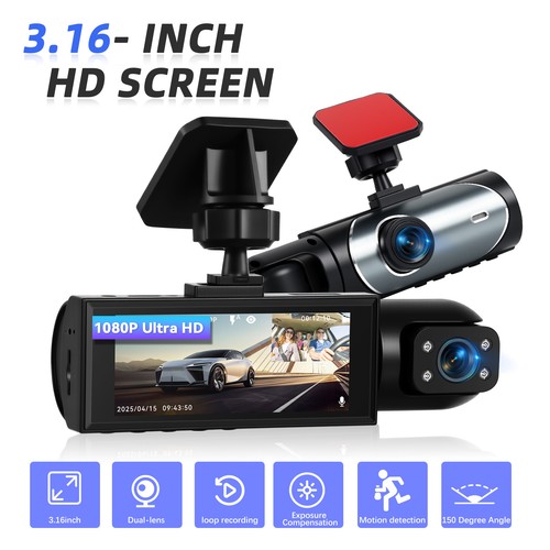 1080p ips dashcam autokamera - 1080p,