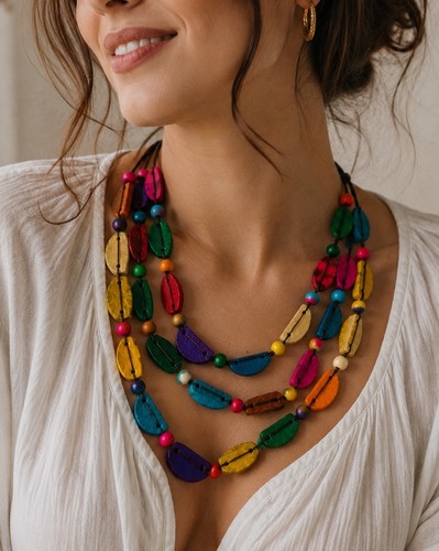Boho statement kette damen - kette,
