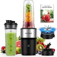 Effizienter Smoothie Maker 900W mit tragbaren 700ml Bechern - Für gesunde Drinks