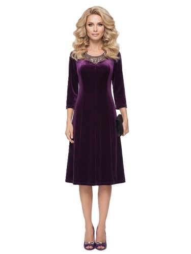 Marken samt kleid - marken, mit