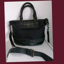 Liebeskind Berlin Handtasche Leder Schwarz Gold Tasche Schultertasche