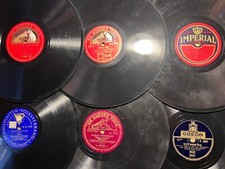 33 Schellackplatten Konvolut