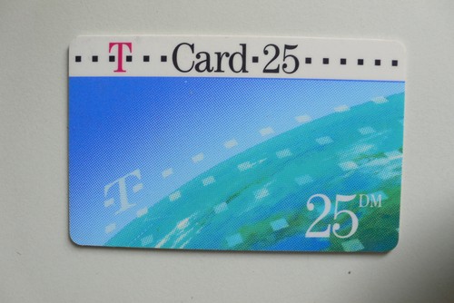 Telekom card25 erstausgabe - telekom,, t-card25,