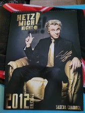 SASCHA GRAMMEL KALENDER 2012 SIGNIERT JOSIE FREDERIK PROF. HACKE RARITÄT