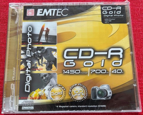 Emtec 24k gold - cd-r,