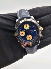 Breitling Chronomat 39mm Stahl/Gold blue Dial -Faltschließe-