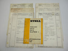 Stoll ALN ALS Super1 Frontlader Betriebsanleitung Anbau an IHC Deutz Schlepper