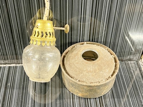 Antike petroleum öllampe - antike,
