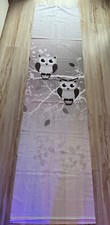 Schiebegardine 245x60 cm grau - Eulen Motiv