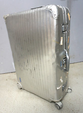 Vintage Rimowa Koffer Reisekoffer Alukoffer Kabinenkoffer XL 4 Rollen (0325-048)