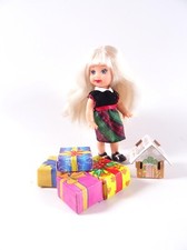 Barbie Schwester Shelly Club Weihnachts-Party Mattel 1994 wie abgebildet (15672)
