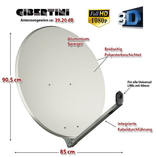 Gibertini sat antenne cm - 85,