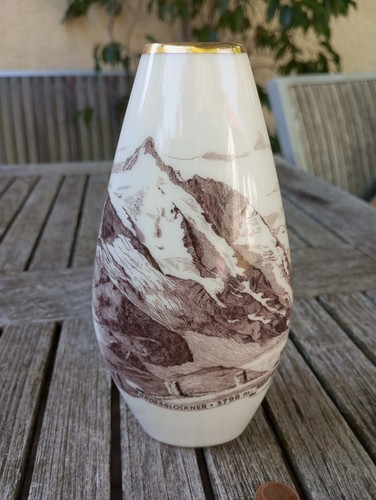 Vintage vase großglockner mit - vintage,
