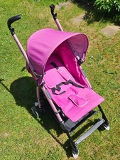 MAXI-COSI Mila Kinder-Buggy, klappbarer Kinderwagen mit Regenschutz, rosa
