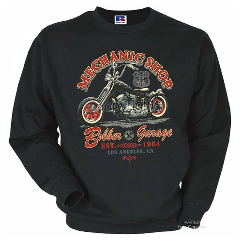 Biker sweatshirt chopper - sweatshirt,