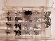 Rutenbau zubehör für Fliegenruten.Schlangenringe und Spitzenringe.181 Stück