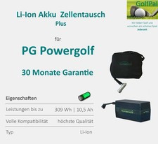 Zellentausch (PLUS) und Reparatur von Golf Trolley Li-Ion Akku für PG PowerGolf