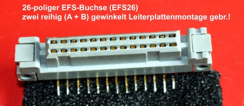 Efs26 stecker buchse ddr - efs26,