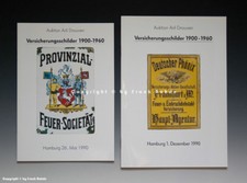 Set - Auktionskataloge Versicherungsschilder - 5/1990 + 12/1990