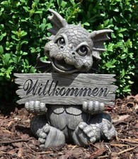 Gartenfigur Gartendrache -