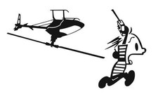 Renn! (Blade 450 X) Aufkleber