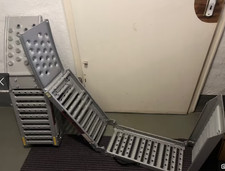 Metall PKW Rampe 2er Set faltbar mit TÜV/GS
