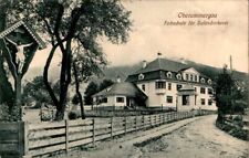 AK GRUSS AUS OBERAMMERGAU GARMISCH PARTENKIRCHEN FACHSCHULE FÜR HOLZSCHNITZEREI