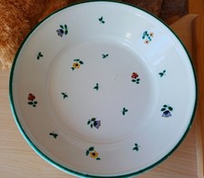 grosse Schüssel,    Dm. 24,5 cm,  Höhe 6 cm   " Gmundner Keramik - Streublumen "