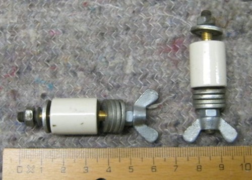 2stk porzellan isolator - 2stk, porzellan-isolator