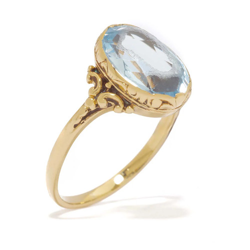 Wunderschöner aquamarin ring - wunderschöner,
