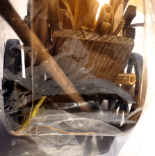 Eselwagen mit Stroh für 10-12