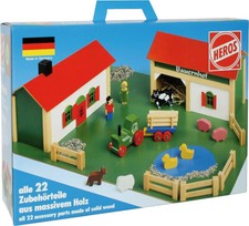 HEROS Bauernhof Holzspielzeug