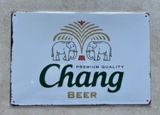 CHANGE BIER METALLSCHILD MANN