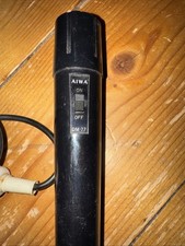 Mikrofon AIWA DM-77 Schwarz Gebraucht Aus Japan