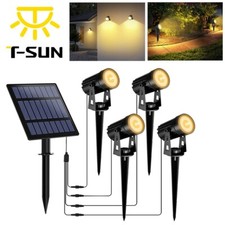 4er Solarleuchte Garten