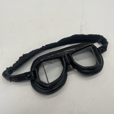 Climax Motorradbrille Expander-Kopfband Lederpolster Oldtimer Motorrad Brille