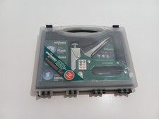 BERG HAMMER Handtacker Set – 3-in-1 Tackergerät inkl. 1500 Klammern – im Koffer 