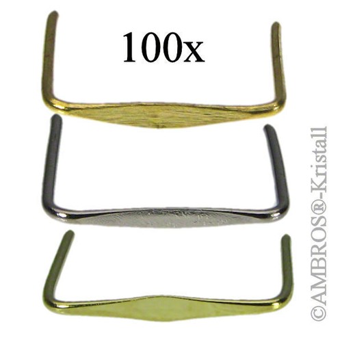 100x klammer plain 8 - ''plain", 8-17mm
