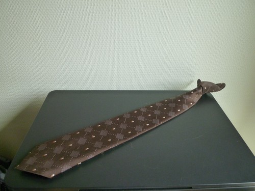 Krawatte mit clip 60er jahre - mit,