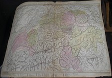 Kupferstich-Landkarte Schweiz